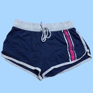 Striped lounge shorts